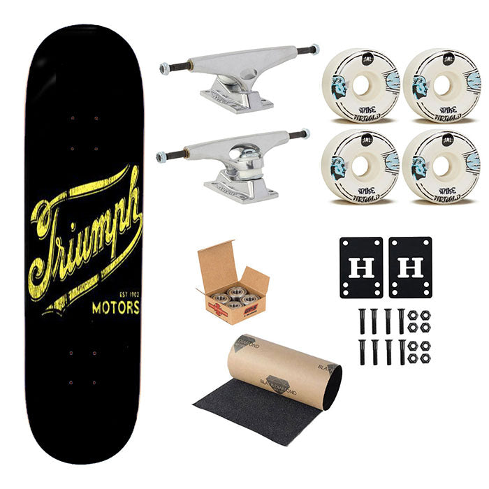 Triumph Logo 51 Skateboard Complete Board 8.0" X 31.75"