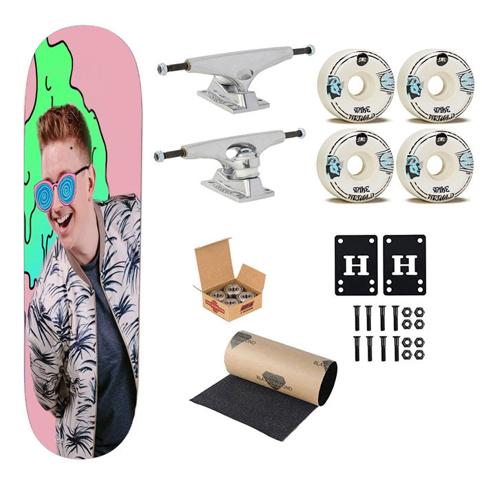 Tyler Oakley Photo Wallpaper Skateboard Complete Board 8.0" X 31.75"