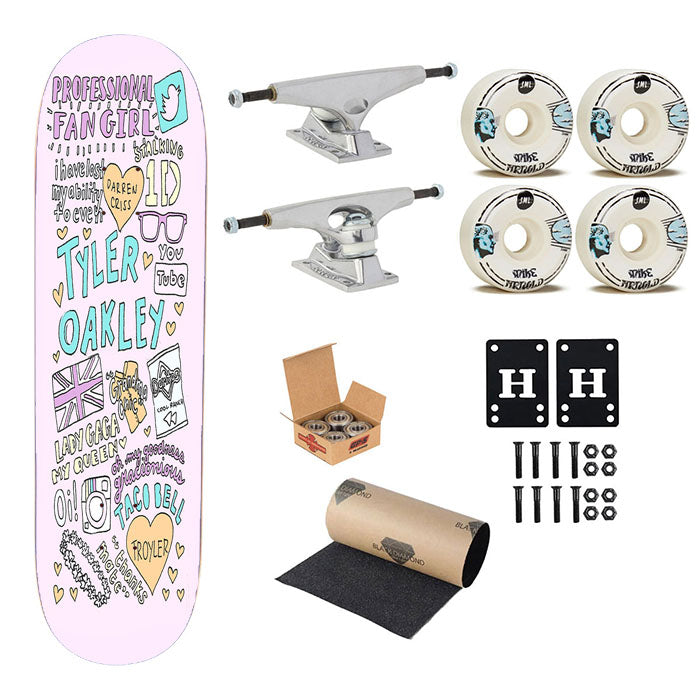 Tyler Oakley Quotes Skateboard Complete Board 8.0" X 31.75"