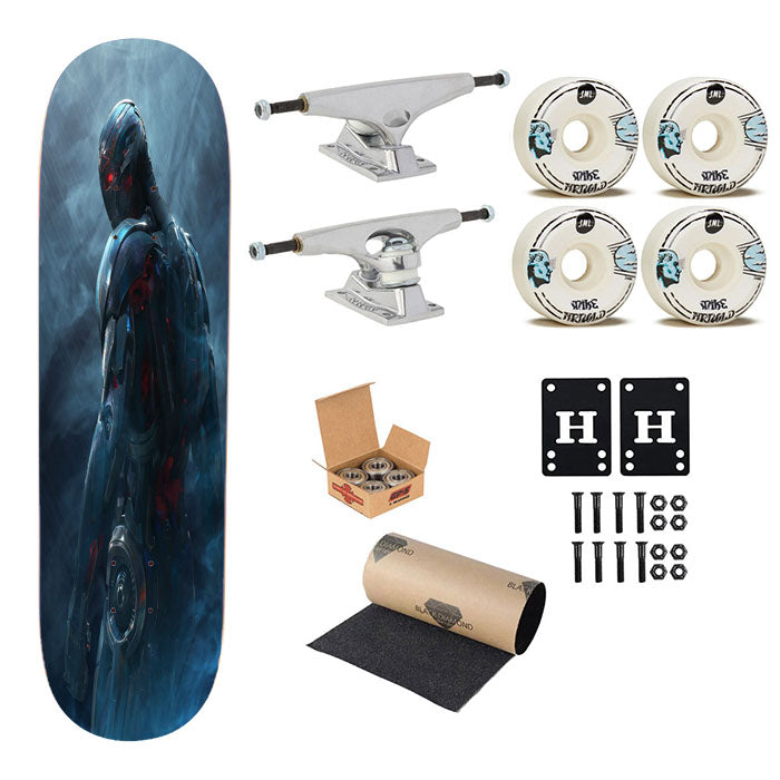 Ultron Avengers Age Of Ultron Avengers Skateboard Complete Board 8.0" X 31.75"