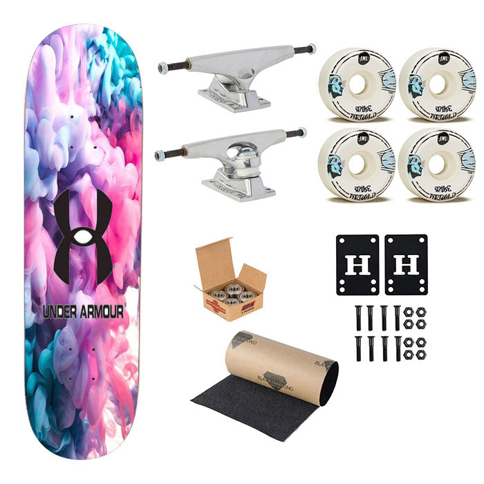 Under Armour Colored Skateboard Complete Board 8.0" X 31.75"