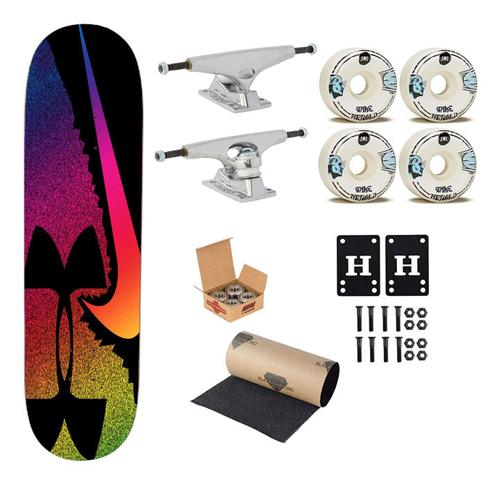 Under Armour Nike Color Skateboard Complete Board 8.0" X 31.75"