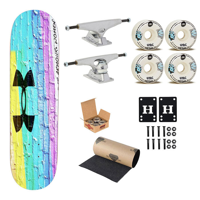 Under Armour Womes Skateboard Complete Board 8.0" X 31.75"