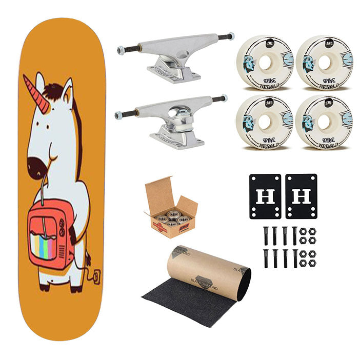 Unicorn Skateboard Complete Board 8.0" X 31.75"
