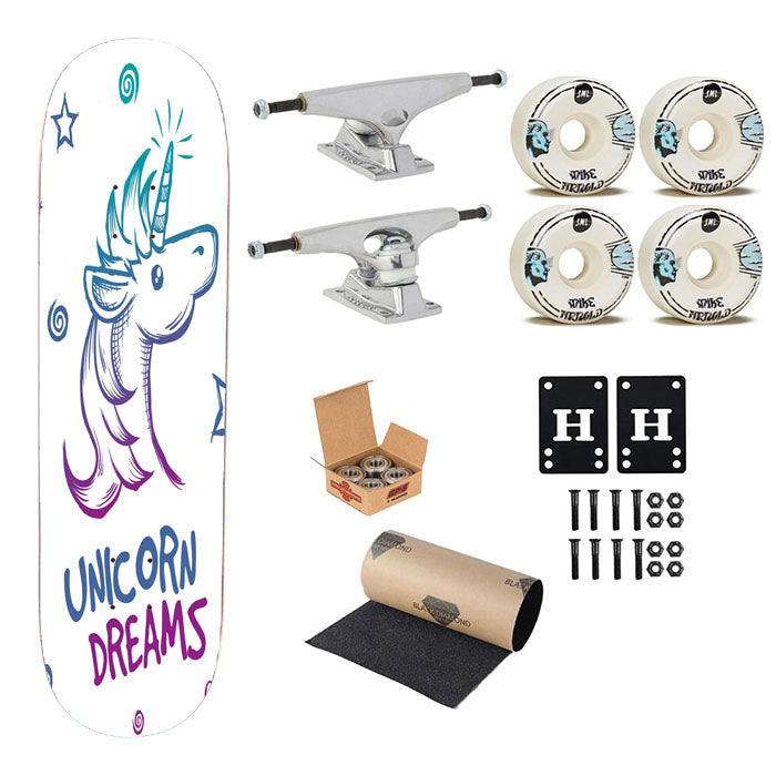 Unicorn Dream Skateboard Complete Board 8.0" X 31.75"