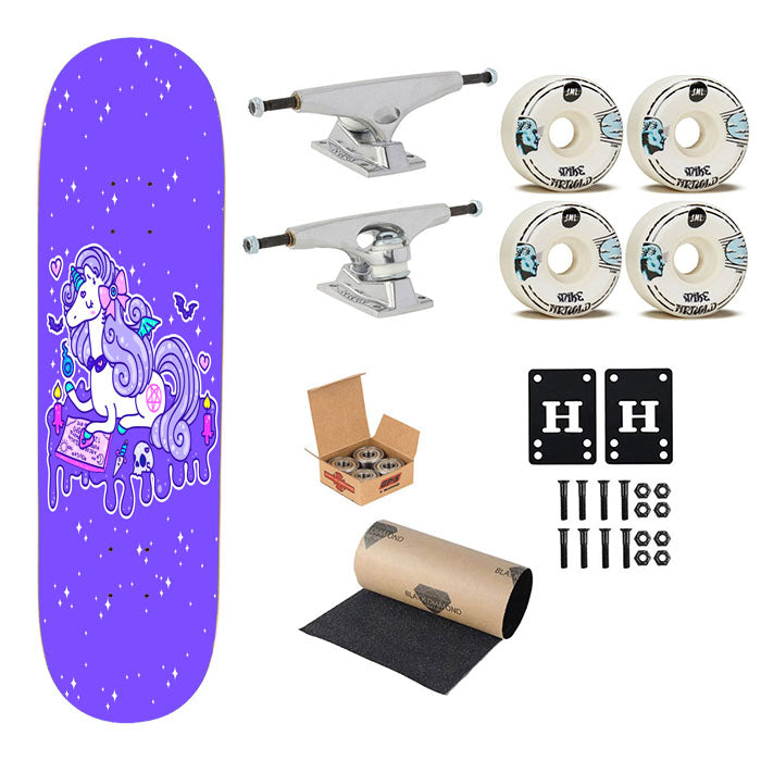 Unicorn Full Of Star Skateboard Complete Board 8.0" X 31.75"