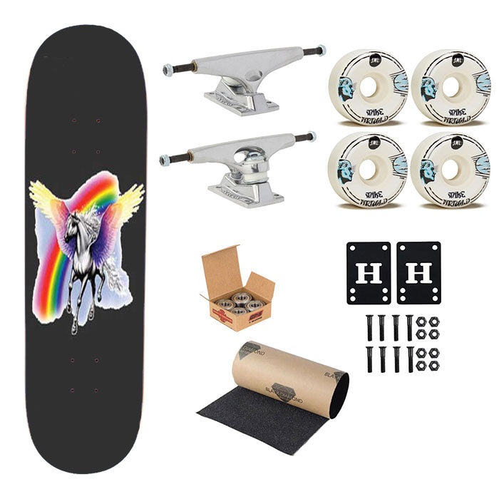 Unicorn Rainbow Skateboard Complete Board 8.0" X 31.75"