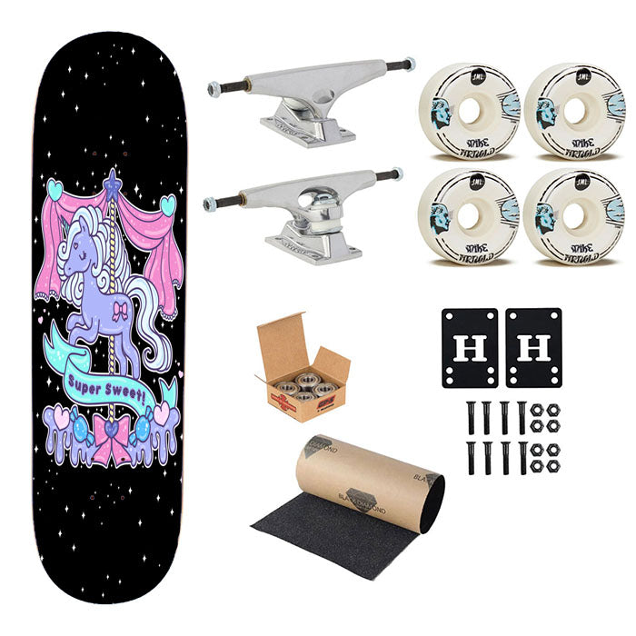 Unicorn Super Sweet Skateboard Complete Board 8.0" X 31.75"