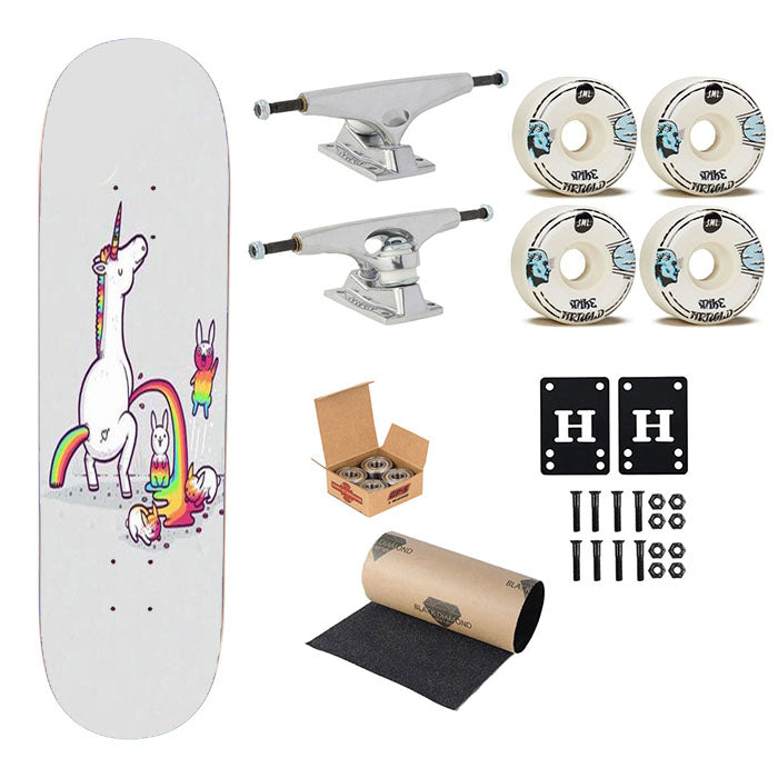 Unicornio Meando Skateboard Complete Board 8.0" X 31.75"