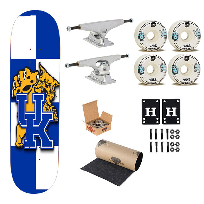 University Of Kentucky Symbol Skateboard Complete Board 8.0" X 31.75"