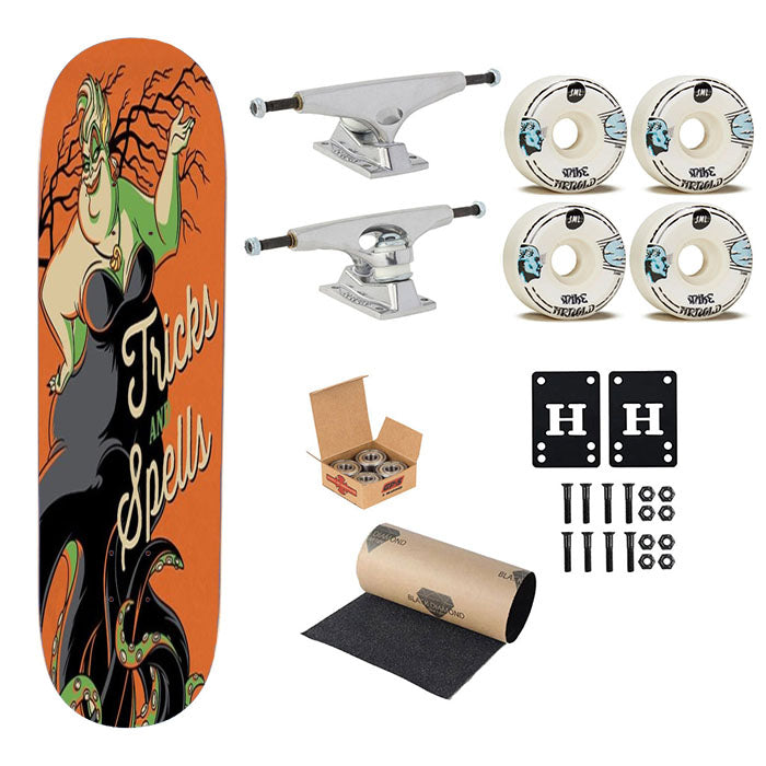 Ursula Tricks & Spells Skateboard Complete Board 8.0" X 31.75"