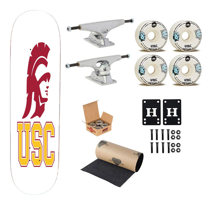 Usc Trojans New Skateboard Complete Board 8.0" X 31.75"