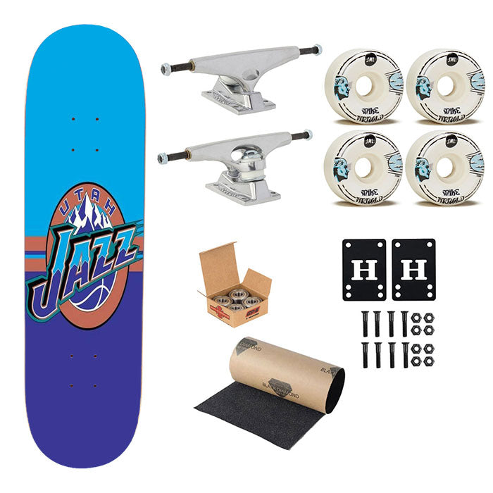 Utah Jazz Basketball Logo Skateboard Complete Board 8.0" X 31.75"