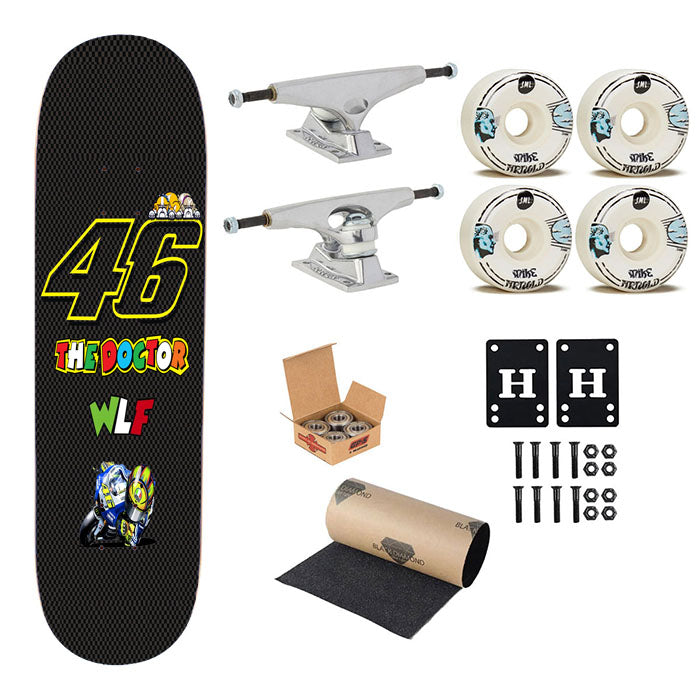 Valentino Rossi Skateboard Complete Board 8.0" X 31.75"