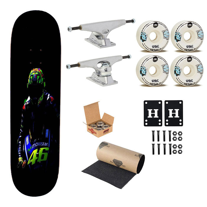 Valentino Rossi 4 Skateboard Complete Board 8.0" X 31.75"