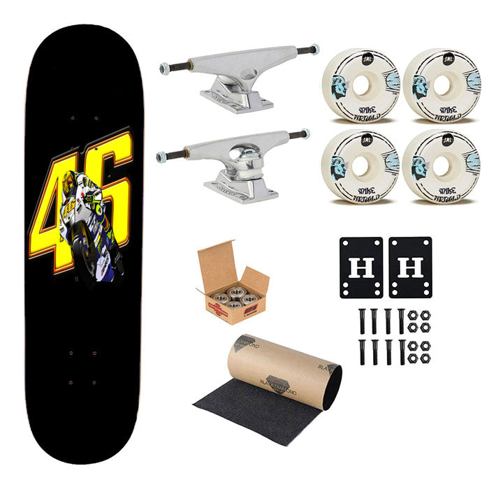 Valentino Rossi 46 M Skateboard Complete Board 8.0" X 31.75"
