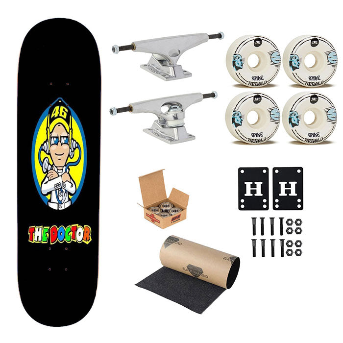 Valentino Rossi The Doctor Skateboard Complete Board 8.0" X 31.75"