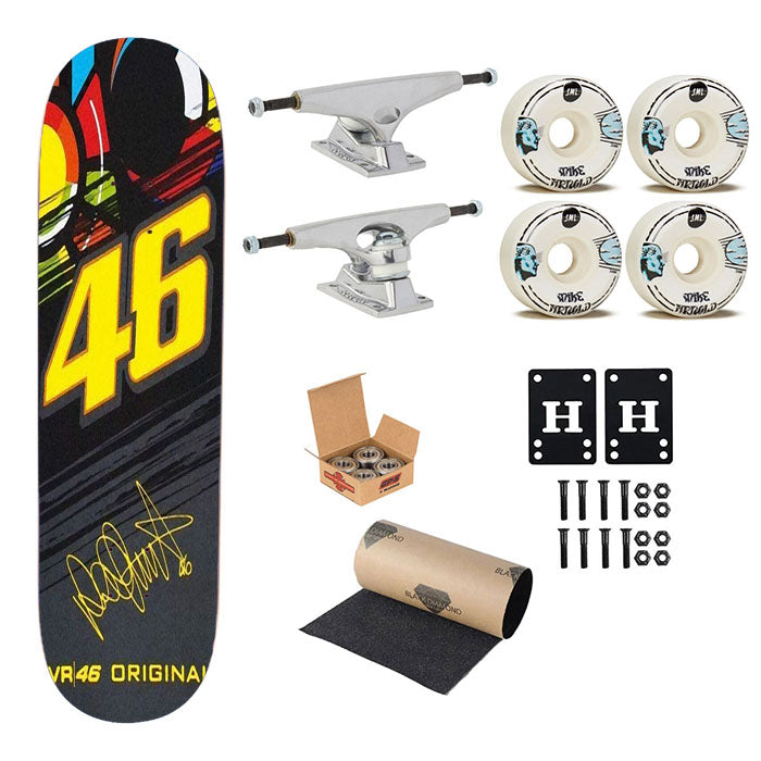Valentino Rossi Vr 46 Skateboard Complete Board 8.0" X 31.75"
