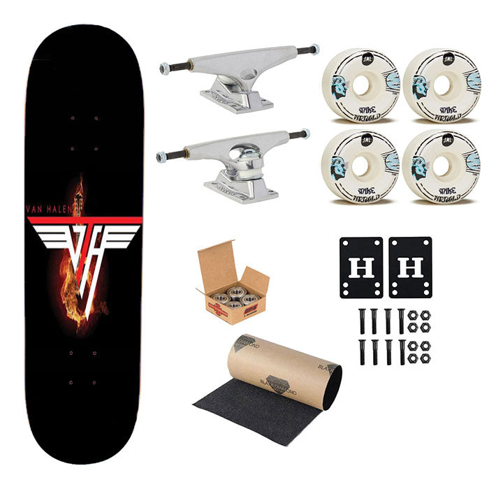 Van Halen Skateboard Complete Board 8.0" X 31.75"