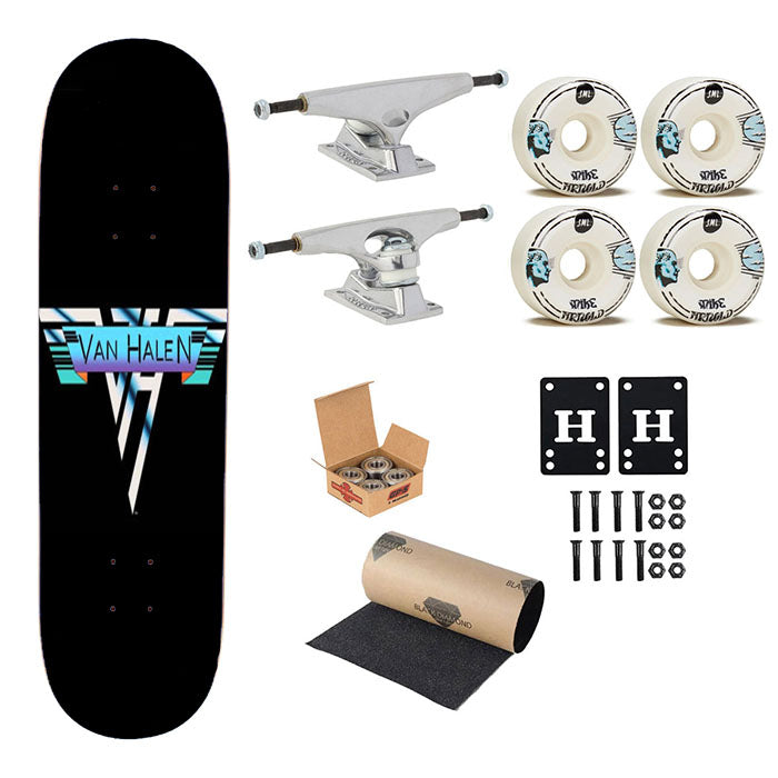Van Halen Symbol Skateboard Complete Board 8.0" X 31.75"