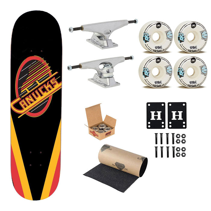 Vancouver Canucks Skateboard Complete Board 8.0" X 31.75"