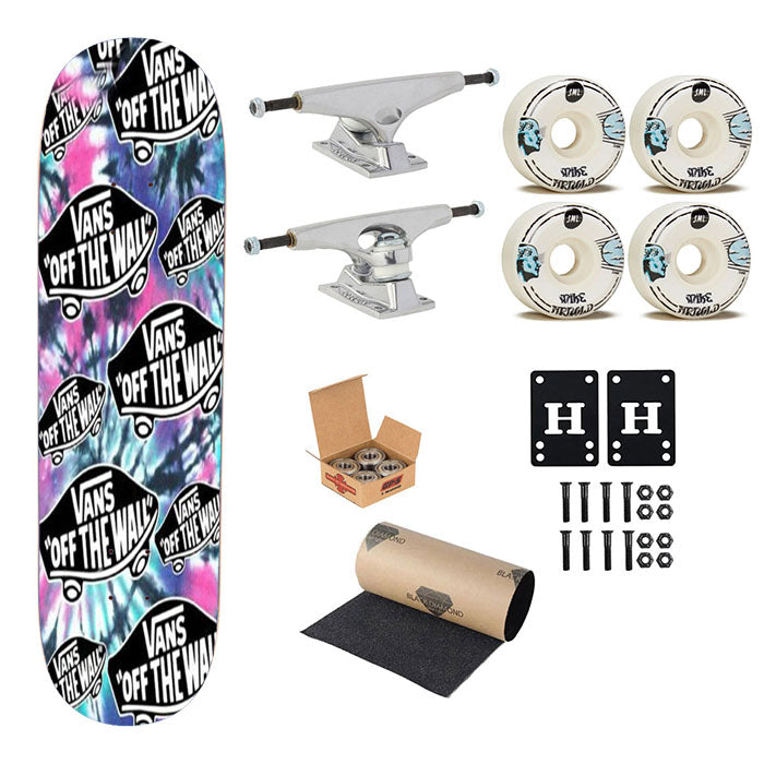 Vans Logo All Cricket Skateboard Complete Board 8.0" X 31.75"