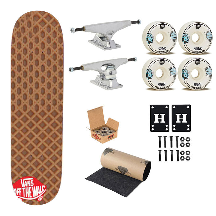 Vans Sol Pattern Skateboard Complete Board 8.0" X 31.75"