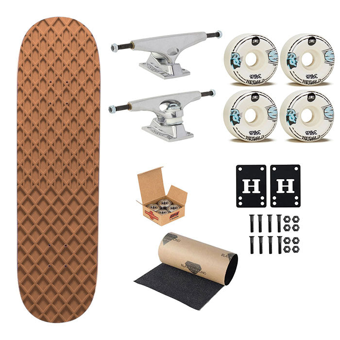 Vans Sole Pattern Skateboard Complete Board 8.0" X 31.75"