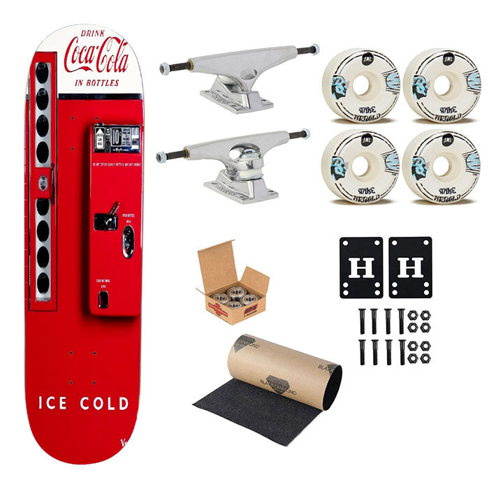 Vendo 81 Coca Cola Machine Ice Cold Skateboard Complete Board 8.0" X 31.75"