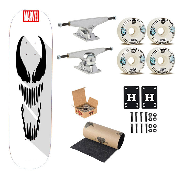 Venom Marvel Silhouette Studio Skateboard Complete Board 8.0" X 31.75"