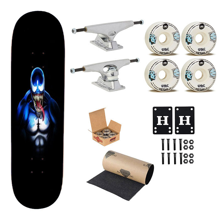 Venom Marvel Villain Skateboard Complete Board 8.0" X 31.75"