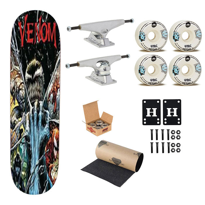 Venom New Skateboard Complete Board 8.0" X 31.75"