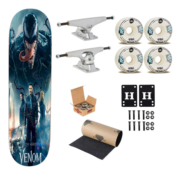 Venom Official Poster Skateboard Complete Board 8.0" X 31.75"