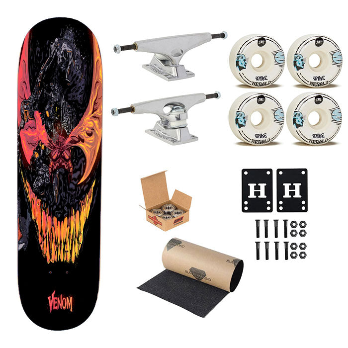 Venom Poster Skateboard Complete Board 8.0" X 31.75"