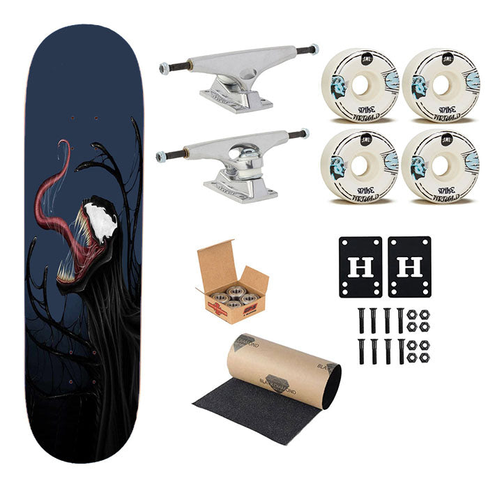 Venom Villain Scream Skateboard Complete Board 8.0" X 31.75"