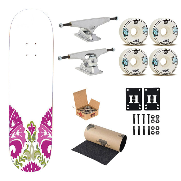 Vera Bradley Design Art Skateboard Complete Board 8.0" X 31.75"