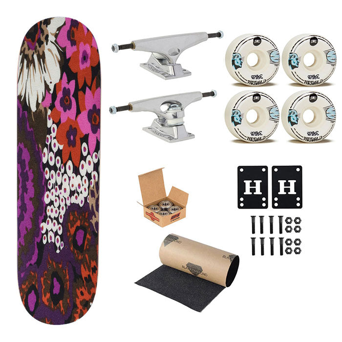 Vera Bradley Rosewood Skateboard Complete Board 8.0" X 31.75"