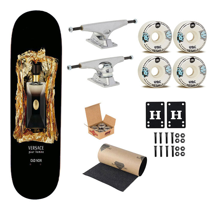 Versace Pour Homme Oud Noir Skateboard Complete Board 8.0" X 31.75"
