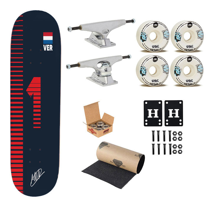 Verstappen - F1 Skateboard Complete Board 8.0" X 31.75"