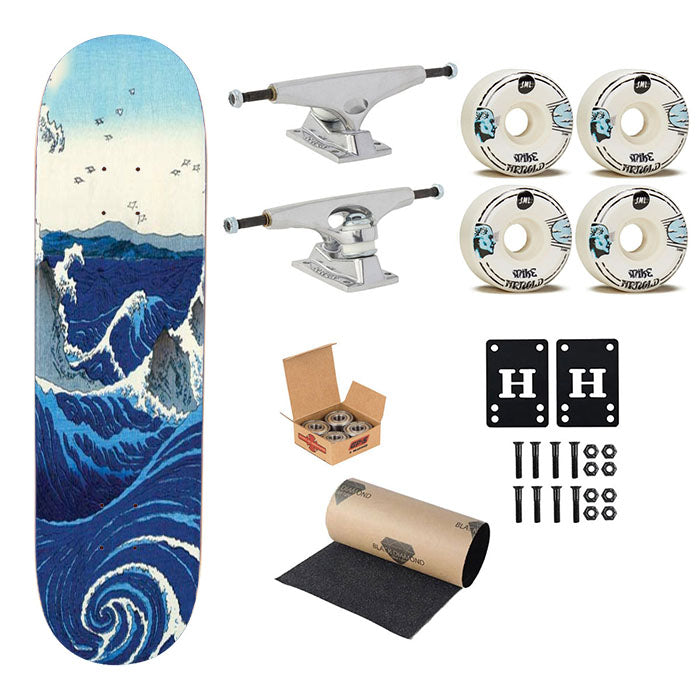 View Of The Naruto Whirlpools At Awa Skateboard Complete Board 8.0" X 31.75"