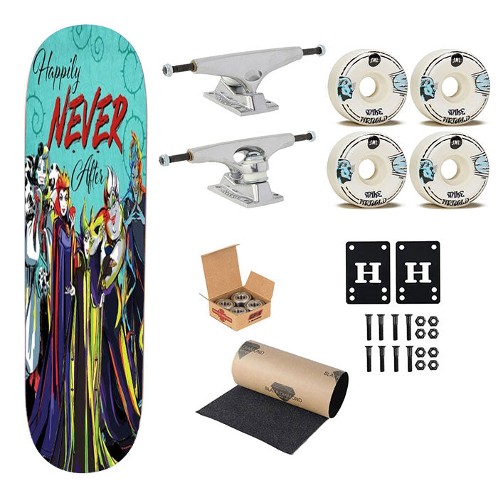 Villains Happily Never After Skateboard Complete Board 8.0" X 31.75"