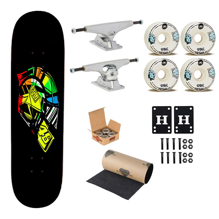 Vr 46 The Doctor Agv Helmet Skateboard Complete Board 8.0" X 31.75"