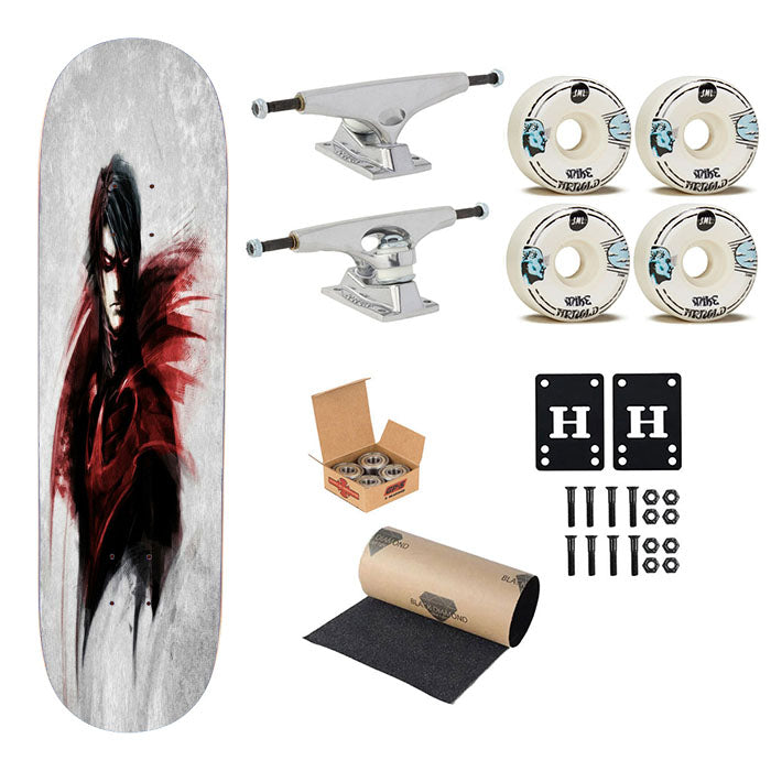 Walk In Marvels Skateboard Complete Board 8.0" X 31.75"