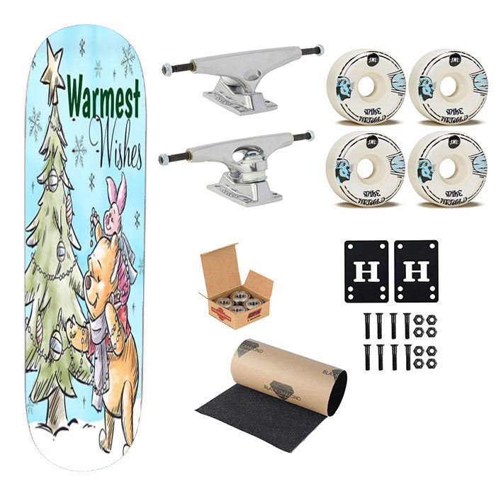 Warmest Wishes Winnie The Pooh Skateboard Complete Board 8.0" X 31.75"