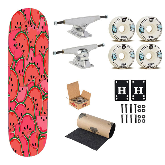 Watermelon Pattern Skateboard Complete Board 8.0" X 31.75"