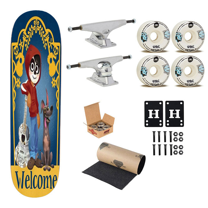 Welcome Miguel And Dante Skateboard Complete Board 8.0" X 31.75"