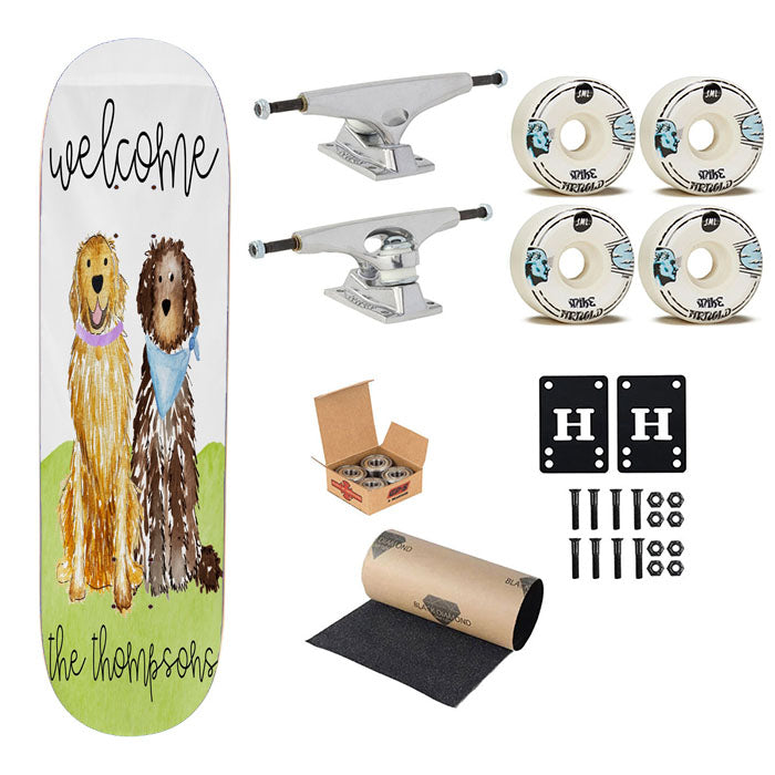 Welcome Mix And Match Pet Skateboard Complete Board 8.0" X 31.75"