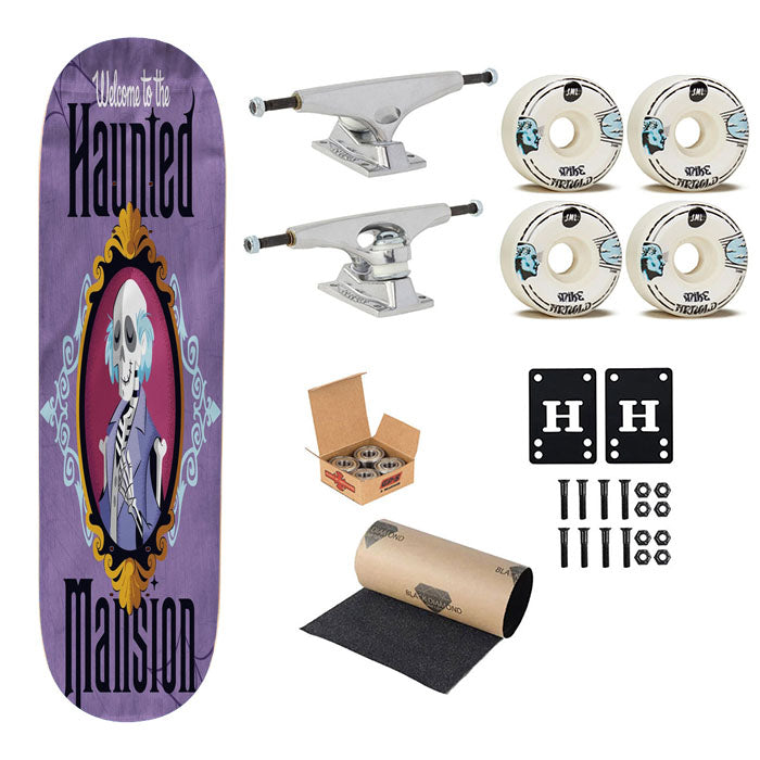 Welcome To The Haunted Mansion Skateboard Complete Board 8.0" X 31.75"