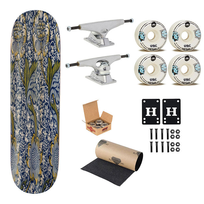William Morris Skateboard Complete Board 8.0" X 31.75"