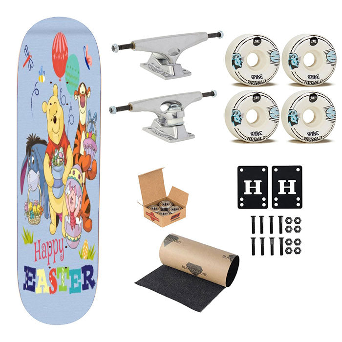 Winnie The Pooh Happy Easter Skateboard Complete Board 8.0" X 31.75"